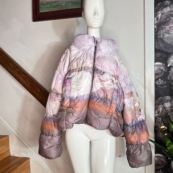 Free people movement In A Bubble Shine Jacket/ size L - Picture 7 of 11